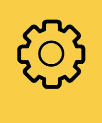 The yellow configuration and settings icon is ideal for including in your print and digital graphics projects. App Covers Yellow Settings App Covers App Icon Ios Design