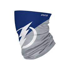 Andrei vasilevskiy of the tampa bay lightning is successful at stopping islanders' home plate chances, presented by sap. Tampa Bay Lightning Nhl Big Logo Gaiter Scarf