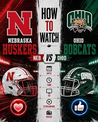 🏈 FOOTBALL IS BACK, HUSKER NATION! 🌽🔥 The wait is finally over. The  Nebraska Cornhuskers are about to take the field for the first time this  season as they face the Ohio