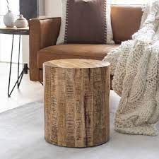 Pin By Selewis On Surfside Place 5 In 2021 Side Table Wood Wood End Tables Natural Wood End Tables