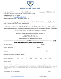 LEXINGTON SOFTBALL CAMP