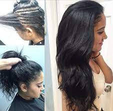 Human hair extensions 100% black wefts / sew in + lace pieces brand new. Pin On Someday