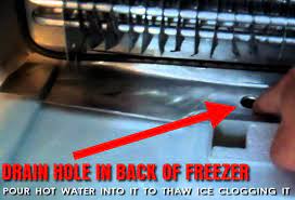 Place the end of the syringe into the. How To Repair A Freezer Dripping Water Into Refrigerator Frozen Drain Tube