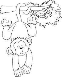 Malvorlage Affe Kostenlos Zum Ausdrucken Monkey Tree Funny Ausmalbilder Ausmalen Affe Malen