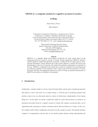 Pdf Mexica A Computer Model Of A Cognitive Account Of Creative Writing The artist, raphael perez, was born in 1965 and was raised in jerusalem. pdf mexica a computer model of a