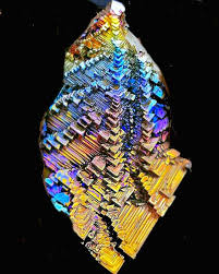 Bismuth Crystal For Sale Large Bismuth Crystal A Natural Fractal Creation Bismuth Crystal Crystals Crystals And Gemstones
