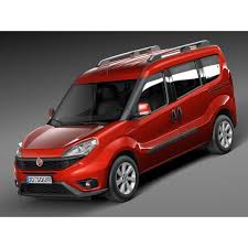 Fiat Doblo Passenger 2015 3d Model Fiat Doblo Fiat 3d Model