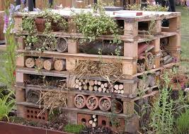 Dishfunctional Designs God Save The Pallet Reclaimed Pallets Revamped Insect Hotel Pallets Garden Pallet Garden