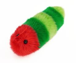 Stuffed Caterpillar Stuffed Animal Cute Plush Toy Caterpillar Kawaii Plushie Reed The Red And Green Faux Fur Snugg Cute Plush Animal Plush Toys Kawaii Plushies