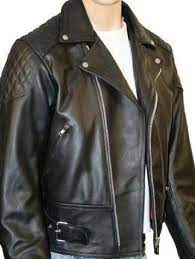 The Classic 80 S Heavy Metal Leather Jacket Padded Shoulders Elbows Zipped Cu Distressed Leather Jacket Leather Jackets Women Real Leather Jacket