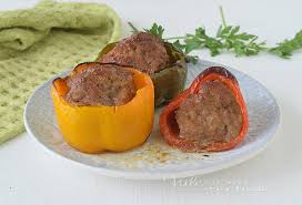 Mettete in forno per 45 minuti a 200°c. Peperoni Ripieni Di Carne Senza Uova Ricetta Facile