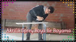 Dolap kapaklarını düz bir zemine. Akrilik Sprey Boya Ile Boyama 1 Youtube