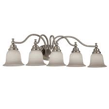 Appliance light, light fixture, flood, tube Portfolio Brandy Chase 5 Light Nickel Traditional Vanity Light Bar In The Vanity Lights Department At Lowes Com