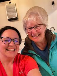 It's always a beautiful day with the best vibes when you can POUND with  friends! Jill Kester and Morgan Norwood-Hochradel