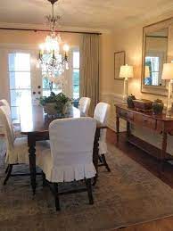 Monogrammed Slipcovers For Dining Chairs By Estelle Dining Room Chair Slipcovers Dining Room Chair Covers Slipcovers For Chairs