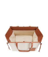 Cushion Tote Large Light Oat Loewe Vintage Leather Messenger Bag Minimal Bags Bags Designer
