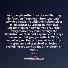 For example, when an affected individual makes a fist with the right hand, the left hand makes a similar movement. Most People Suffer From The Self Limiting Dysfunction Rear View Mirror Syndrome Driving Idlehearts