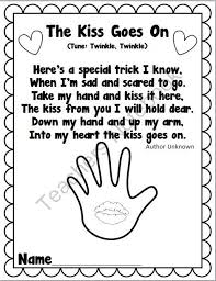 Kids of all ages seem to love connecting dots to reveal a picture, and they'll get to do just that in this printable activity for kids. Teachers Notebook The Kissing Hand Kissing Hand Activities Kindergarten First Day
