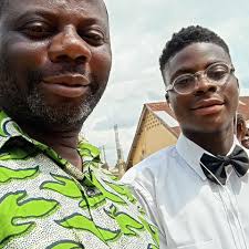 Few months ago this mentally challenged Guy( white first photo and Yellow  second ) took over the internet after he joined his Colleagues during the  Homecoming Celebration of St Mary Catholic School.