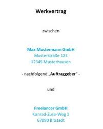 Bei uns müssen sie kein abo abschließen! Freelancer Vertrage Vorlagen Kostenlos Downloaden