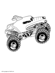 Plus, it's an easy way to celebrate each season or special holidays. Monster Truck Coloring Pages Free Pictures To Print 60