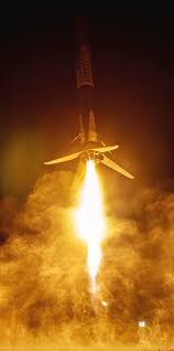Spacex Falcon 9 Booster Landing At Night Digital Art By Filip Schpindel