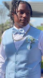 Baby Blue Outfits Prom with Diamonds