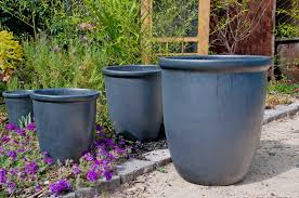 Bedwen Orange Glazed Planter. Large Frost Proof Outdoor Garden Pot. 30Cm  Diameter : Amazon.Co.Uk: Garden