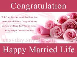 Have the best wedding wishes for the best couple on earth! Happy Married Life Wishes In Islam Happy Married Life Wishes