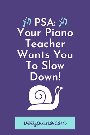 Slow, in music is a crossword puzzle clue that we have spotted over 20 times. Psa Your Piano Teacher Wants You To Slow Down Very Piano
