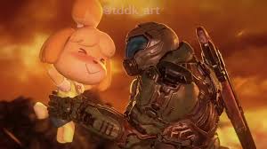 Porn crossing new horizons isabelle doom slayer