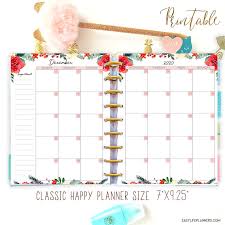 Our calendar printables are always free keeping our budget conscious friends happy. 2021 Monthly Planner Editable Planner Monthly Layout Made To Etsy Happy Planner Free Printable Happy Planner Editable Planner