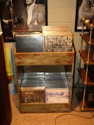 You can download the plans by clicking the image below. Record Bin From Single 4 X 8 Sheet Of Plywood Plans Audiokarma Org Home Audio Stereo Discussio Vinyl Record Storage Diy Record Storage Record Album Storage