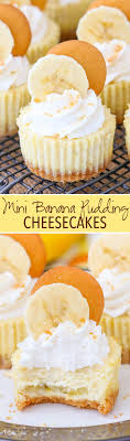 This homemade banana cream pie is phenomenal. Mini Banana Pudding Cheesecakes Recipe Easy Banana Cheesecake