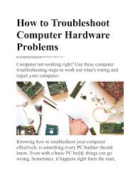 Image result for Computer Troubleshooting