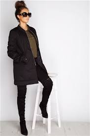 Black Bomber Jacket Outfits Womens Women S Waterfall Coats Stylish Jackets Long Bomber Jacket Long Bomber Jacket Outfits Longline Bomber Jacket