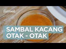 Cara Membuat Sambal Kacang Otak Otak Ikan Tenggiri Youtube In 2021 Ikan Tenggiri Resep Masakan Indonesia Kacang