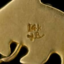 Silver guarantee & maker's mark. Hallmarks On Period Jewelry Antique Jewelry University
