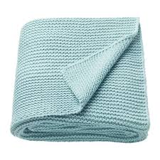 Ingabritta Throw Light Blue 51x67 Ikea Throws Ikea Throw Blanket
