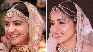 Anushka Sharma Wedding Ceremony Make Up Indian Bridal Make Up Look Bridal Makeup Natural Bridal Makeup Bridal Makeup Looks
