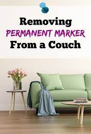 Removing Permanent Marker Sharpie From A Couch Thriftyfun