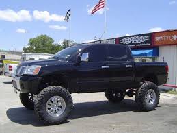 I was hoping that the 2 1/2 front and rear suspension lifts that 4wheelparts.com offers for the armada would work. Nissan Titan 10 12 Inch Suspension Lift Kit 2004 2017
