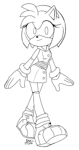 We have collected 38+ sonic amy coloring page images of various designs for you to color. Boom Amy Free To Color It Sonic And Amy Amy Rose Sonic Birthday