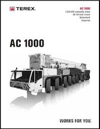 Terex Demag Ac 1000 Chart Projects To Try