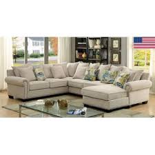 They come in a variety of sizes and styles. Esofastore Living Room Modern Contemporary Sectional Sofa Beige Fabric Couch Pillows Chaise Sofa Rolled Arms