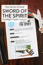God is not some purely mysterious personality floating in space that we're guessing about. Sword Of The Spirit Flashlight Object Lesson The Littles Me