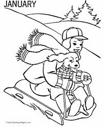 Winter fun color pages to print1080c. Winter Coloring Pages Sheets And Pictures