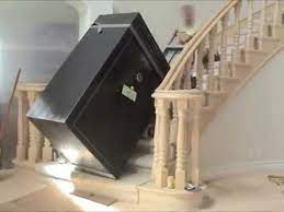 Just moved boiler down stairs and almost got crushed. Moving A Huge 800lb Gun Safe Upstairs In Los Angeles Youtube