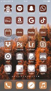 Aesthetic Fall Ios 14 App Icons Pack 72 Icons 10 Colors Fall App Icons Aesthetic Ios Home Screen Pack In 2020 App Icon Ios Icon Ios
