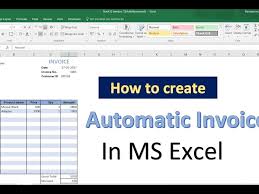How To Automatically Generate Invoice Numbers In Excel